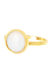 Cotton Candy Ring In Created Opal - GF