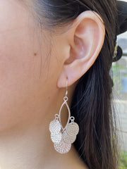 Daisy Disc Chandelier Drop Earrings - SF