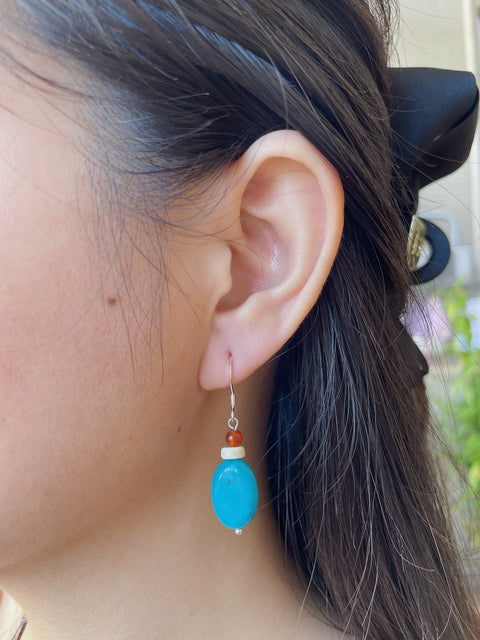 Turquoise Brighton Earrings - SF