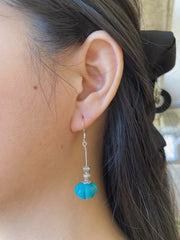 Turquoise Lunas Earrings - SF