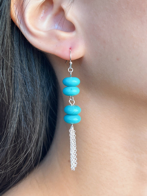 Turquoise Danielle Earrings - SF