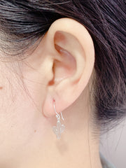 Sterling Silver Cactus Drop Earrings - SS