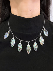 Abalone Shell Drape Necklace - SF