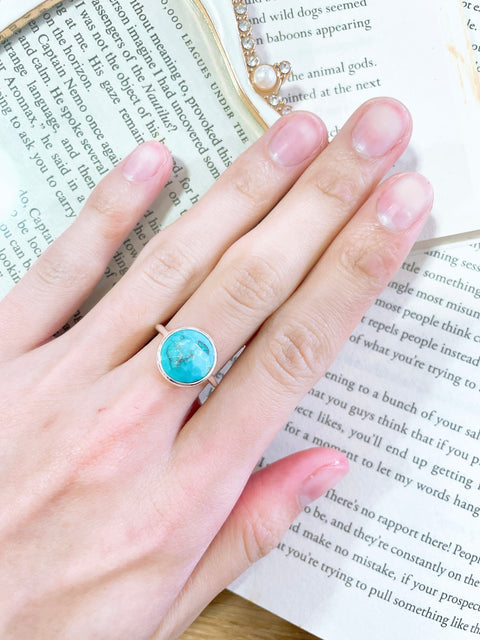 Turquoise Round Ring - SF