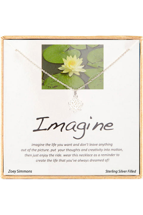 'Imagine' Boxed Charm Necklace - SF