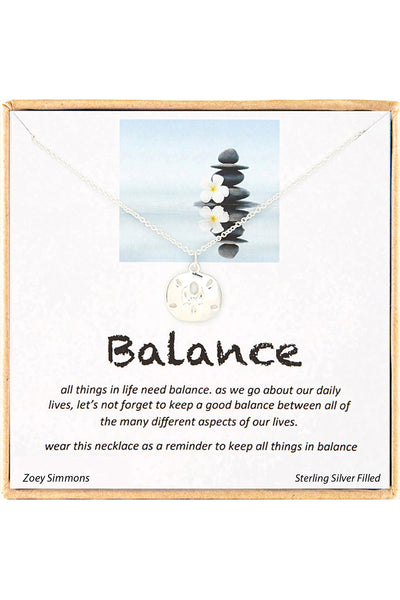 'Balance' Boxed Charm Necklace - SF