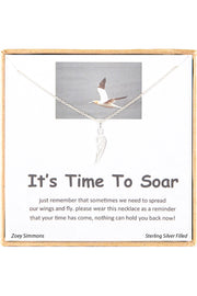 'It's Time To Soar' Boxed CharmNecklace - SF