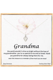 'Grandma' Boxed Charm Necklace - SF