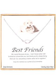 'Best Friends' Boxed Charm Necklace - SF