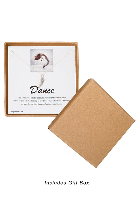 'Dance' Boxed Charm Necklace - SF