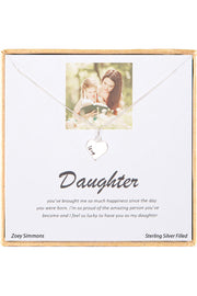 'Daughter' Boxed Charm Necklace - SF