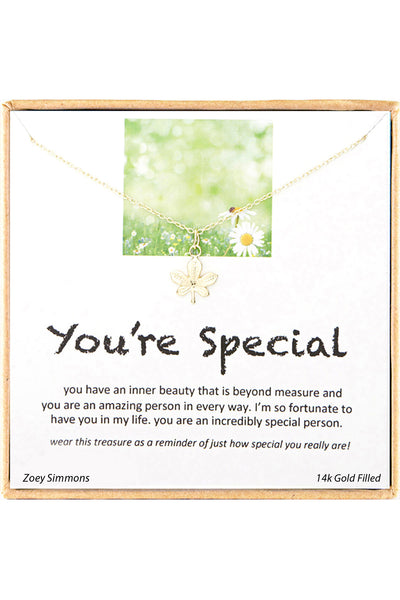 'You're Special' Boxed Charm Necklace - GF