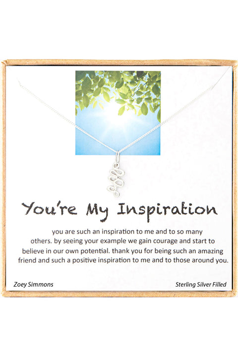 'You're My Inspiration' Boxed Necklace - SF