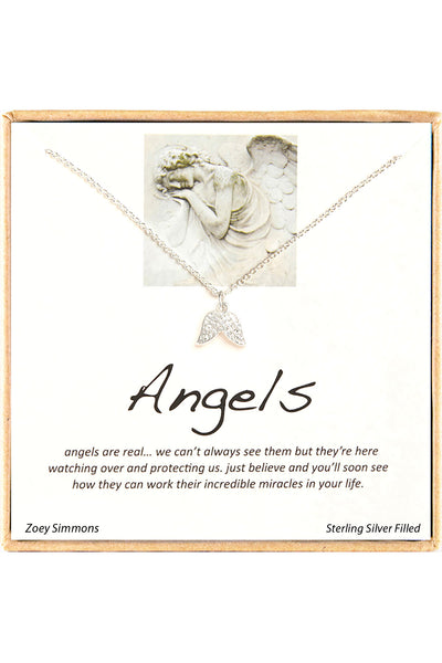 'Angels' Boxed Charm Necklace - SF