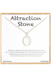 'Attraction Stone' Boxed Charm Necklace - GF