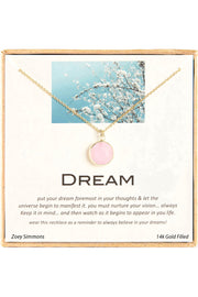 'Dream' Boxed Charm Necklace - GF