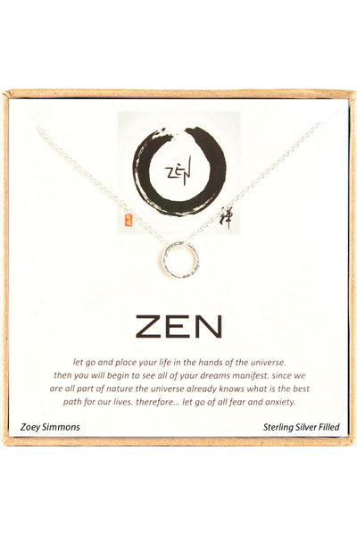 'Zen' Boxed Charm Necklace - SF