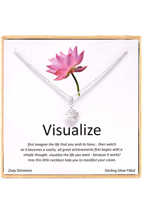 'Visualize' Boxed Charm Necklace - SF