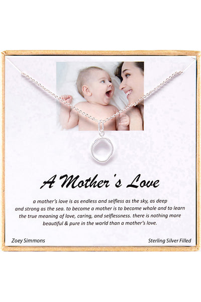 'A Mother's Love' Boxed Charm Necklace - SF