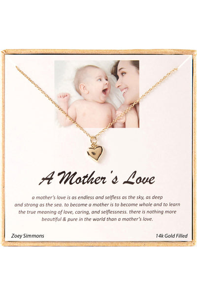 'A Mother's Love' Boxed Charm Necklace - GF