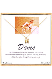 'Dance' Boxed Charm Necklace - GF