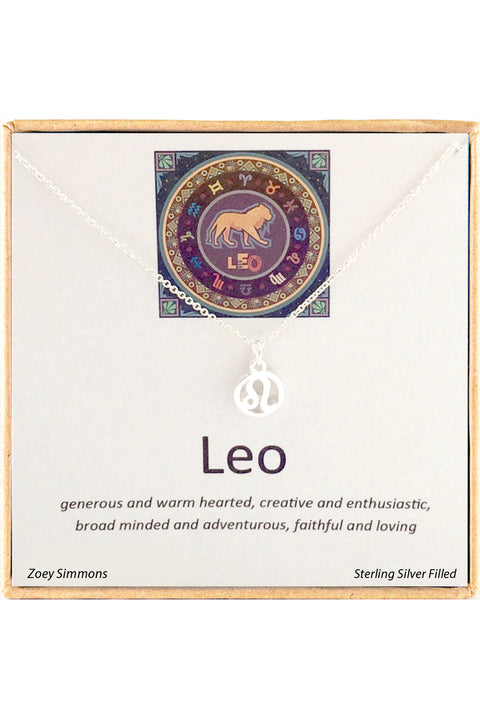 'Zodiac' Boxed Leo Necklace - SF