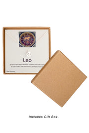 'Zodiac' Boxed Leo Necklace - SF