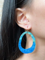 Natural Patina Freeform Earrings - BR