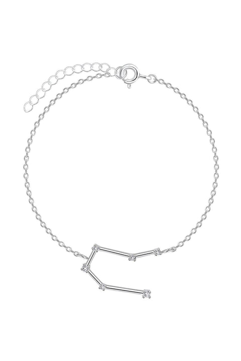 Sterling Silver Gemini Constellation Bracelet - SS