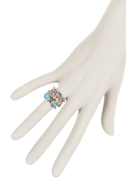 Encino Stack Ring Set In Turquoise - SF