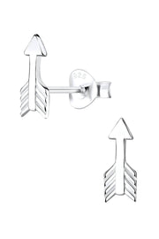 Sterling Silver Arrow Post Earrings - SS