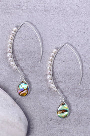 Abalone & Sterling Silver Threader Earrings - SS