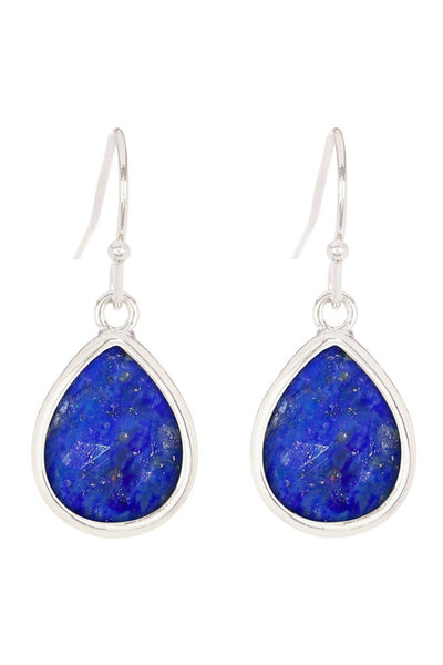 Lapis Teardrop Earrings - SF