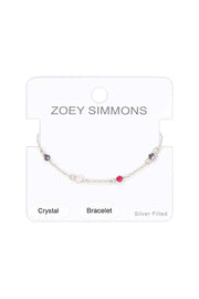 Pink Austrian Crystal Bracelet - SF