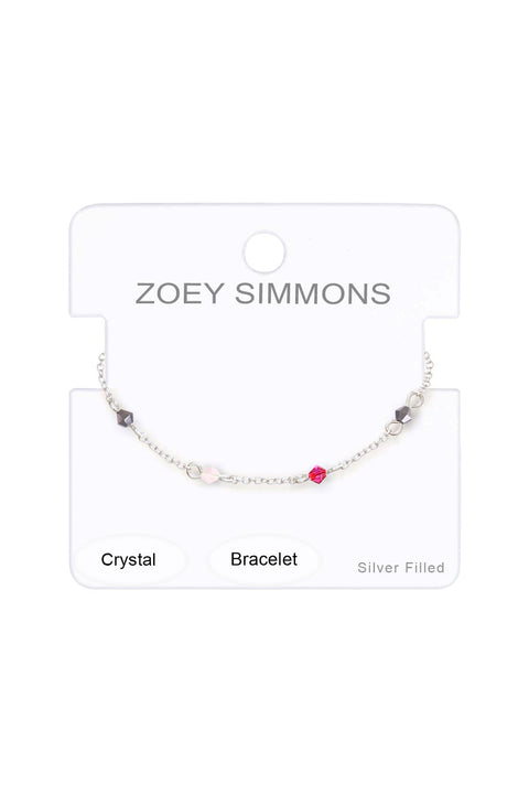 Pink Austrian Crystal Bracelet - SF