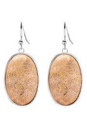 Lily Fossil Statement Earrings - SF