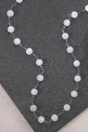 Crystal Quartz Mala Beaded Necklace - SF