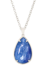 Kyanite Pear Cut Pendant Necklace - SF