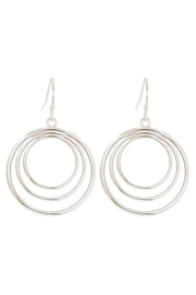 Circle in Circle Drop Earrings - SF