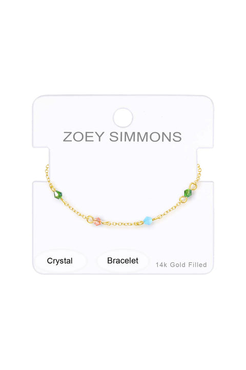 Mixed Austrian Crystal Bracelet - GF