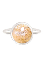 Lily Fossil Round Ring - SF