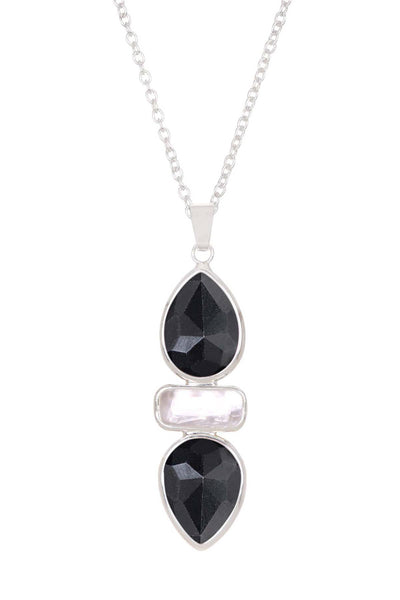 Hematite Pendant Necklace - SF