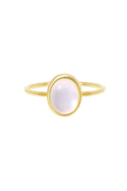 Mother Of Pearl Small Cab Ring - GF