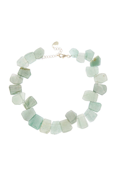 Green Aventurine Statement Necklace - GF