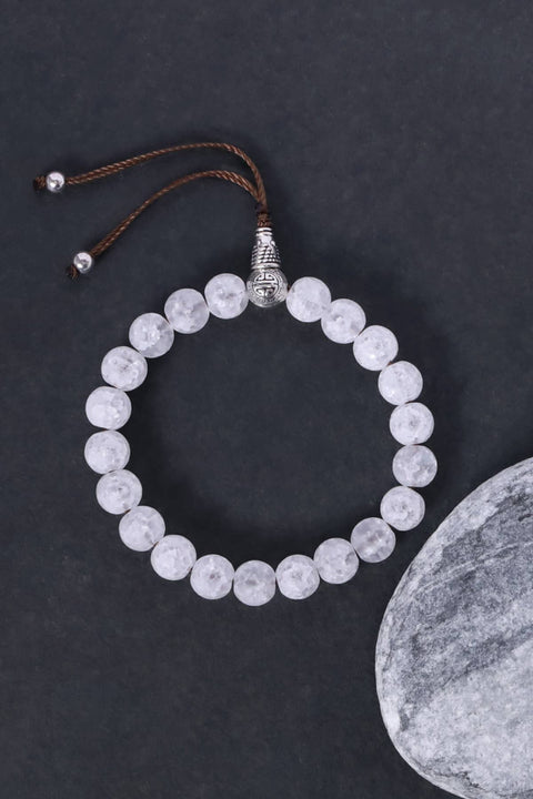 Crystal Mala Prayer Beaded Adjustable Bracelet - SF