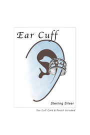 Sterling Silver Stars Ear Cuff - SS