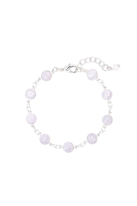 Crystal Quartz Mala Beads Bracelet - SF