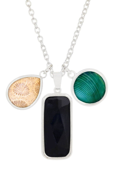 Mixed Gemstone Kasey Necklace - SF