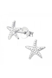 Sterling Silver Starfish Ear Studs - SS