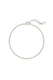 Silver Plated 2mm Stacatto Chain Bracelet - SP